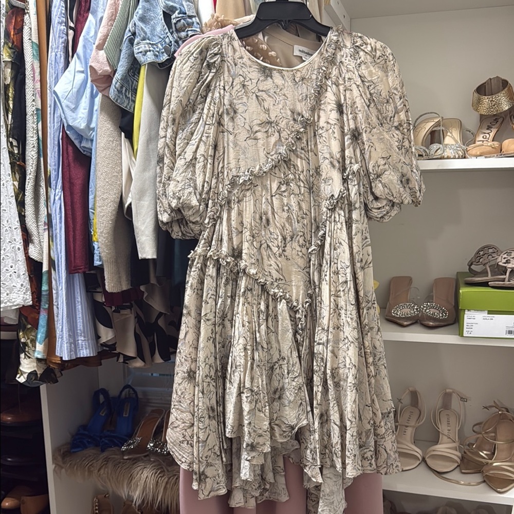 Floral Cream Women's Dress